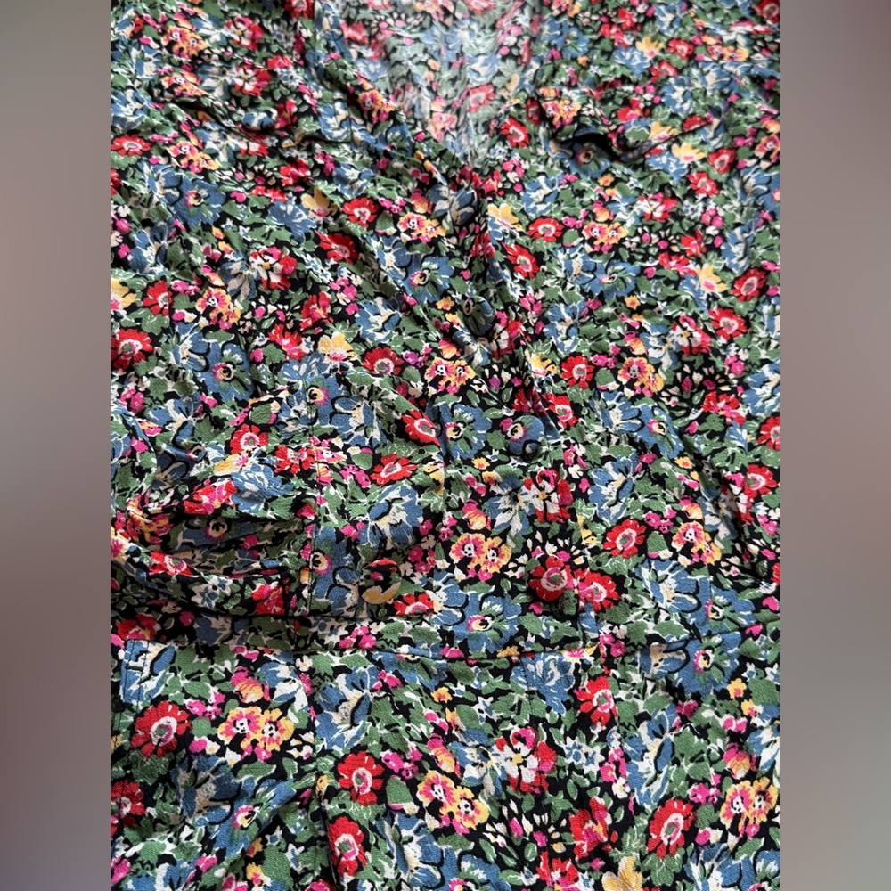 Sezane Ray Jumpsuit in California Print - Size 4 - Picture 4 of 6